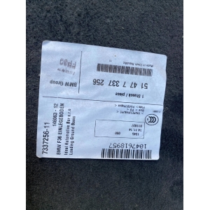 WYKŁADZINA PODŁOGA BAGAŻNIKA 7337256 BMW 4 F36